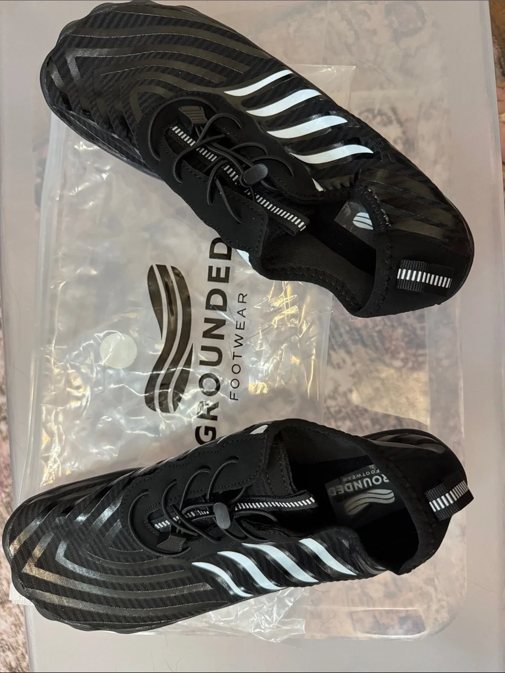 Grounded Men's Black Performance Footwear